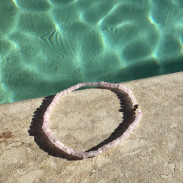 Natural kunzite bracelet